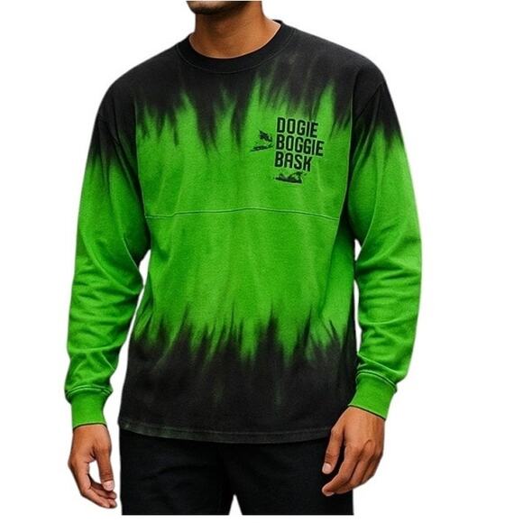 Disney Oogie Boogie Bash 2024 Spirit Jersey Tie Dye Long Sleeve Halloween Size M - Picture 1 of 10
